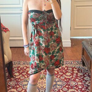 Anna Sui mini silk dress